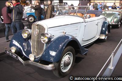 1934 Peugeot 301 CR Roadster Grand Luxe